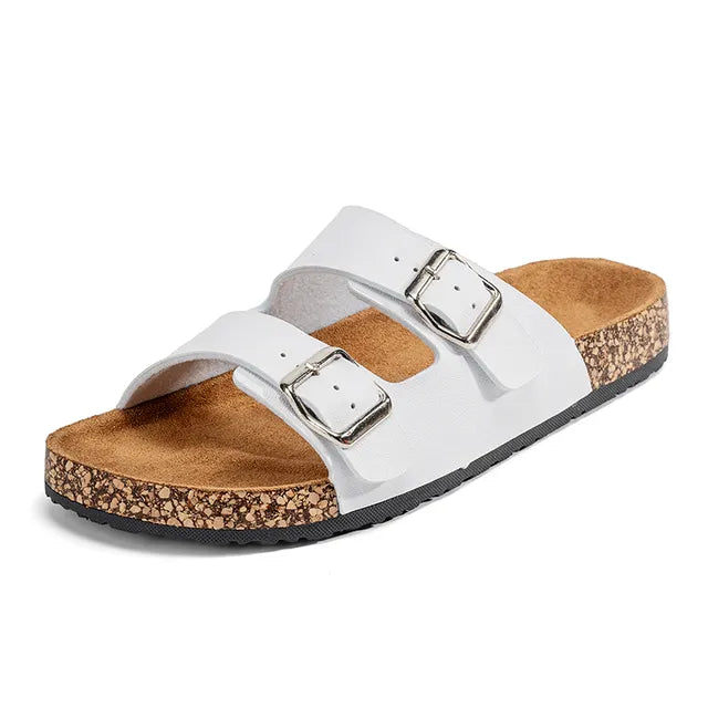 Men Cork Sandals — Cloud Slides
