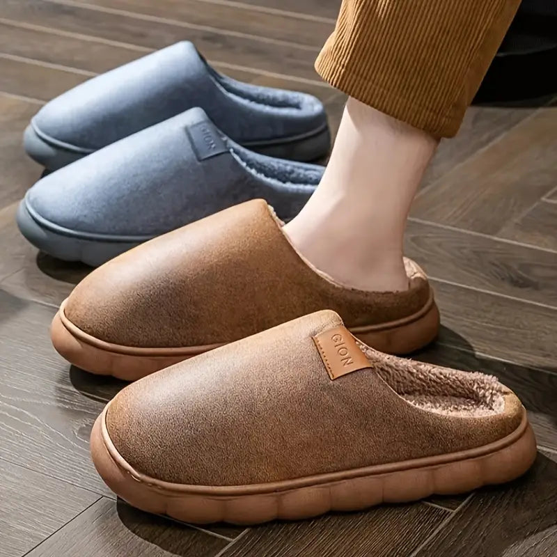 Men's Warm Cotton Slippers