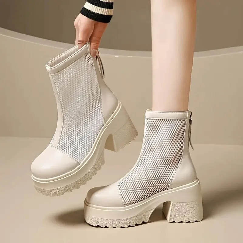 Mesh Boots — Cloud Slides