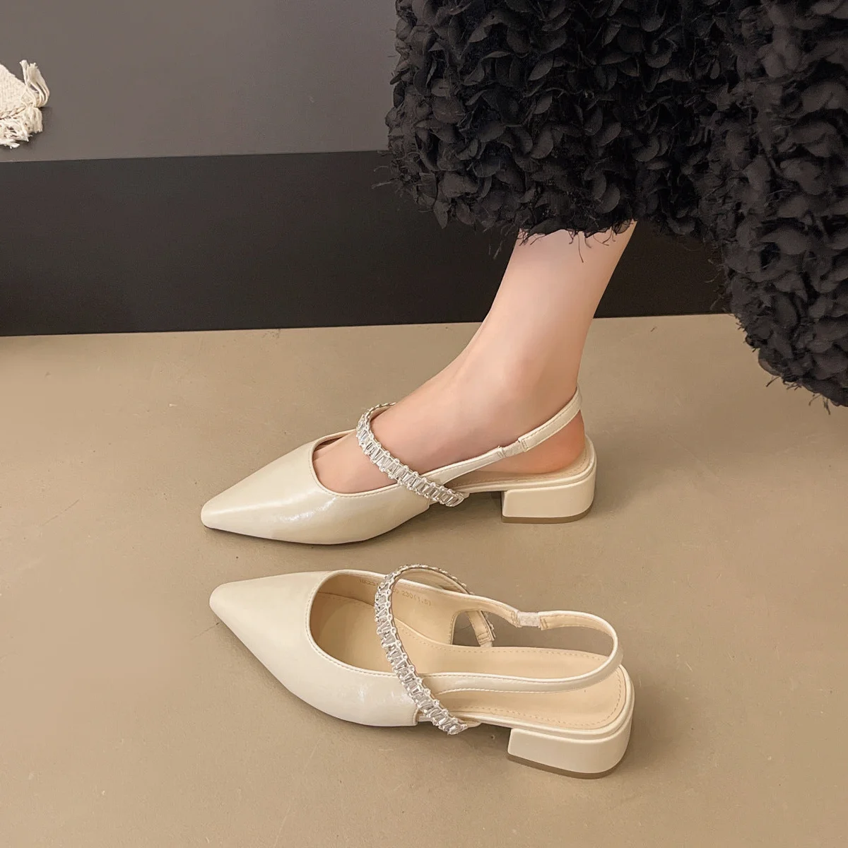 Milan Sparkle Slingbacks