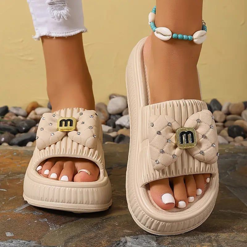 Miu Soft Sandals — Cloud Slides