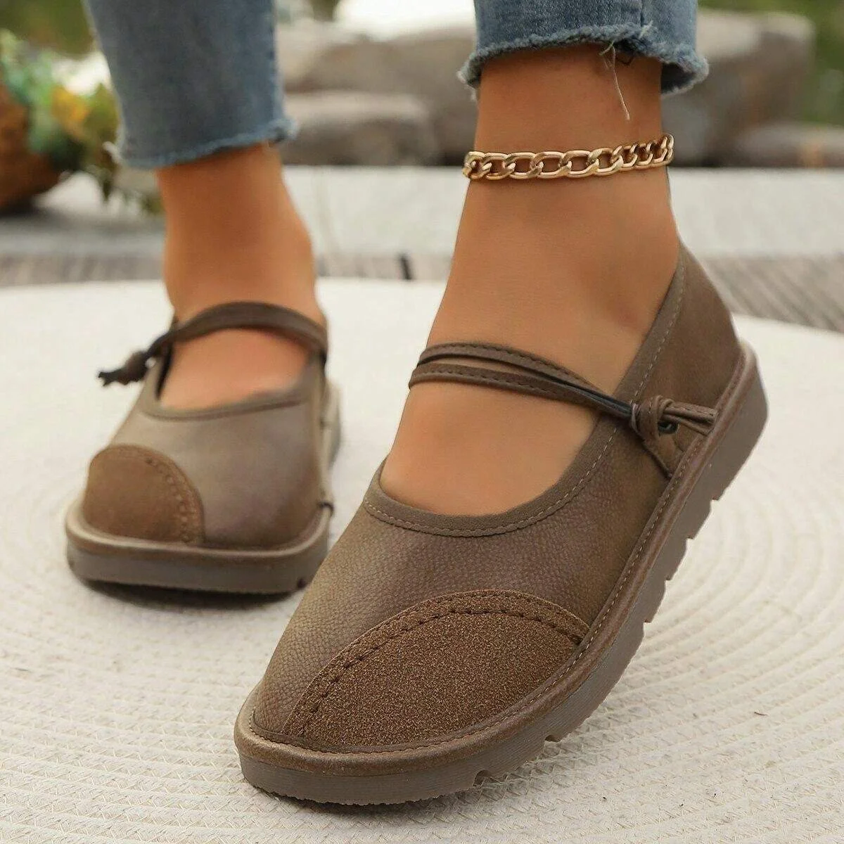 Mocha Belle Loafers — Cloud Slides