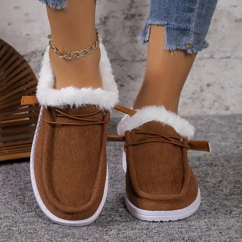 Orthopedic Fur Loafers