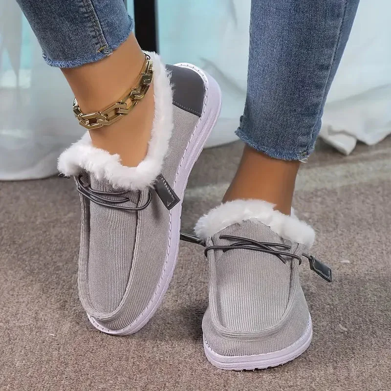 Orthopedic Fur Loafers
