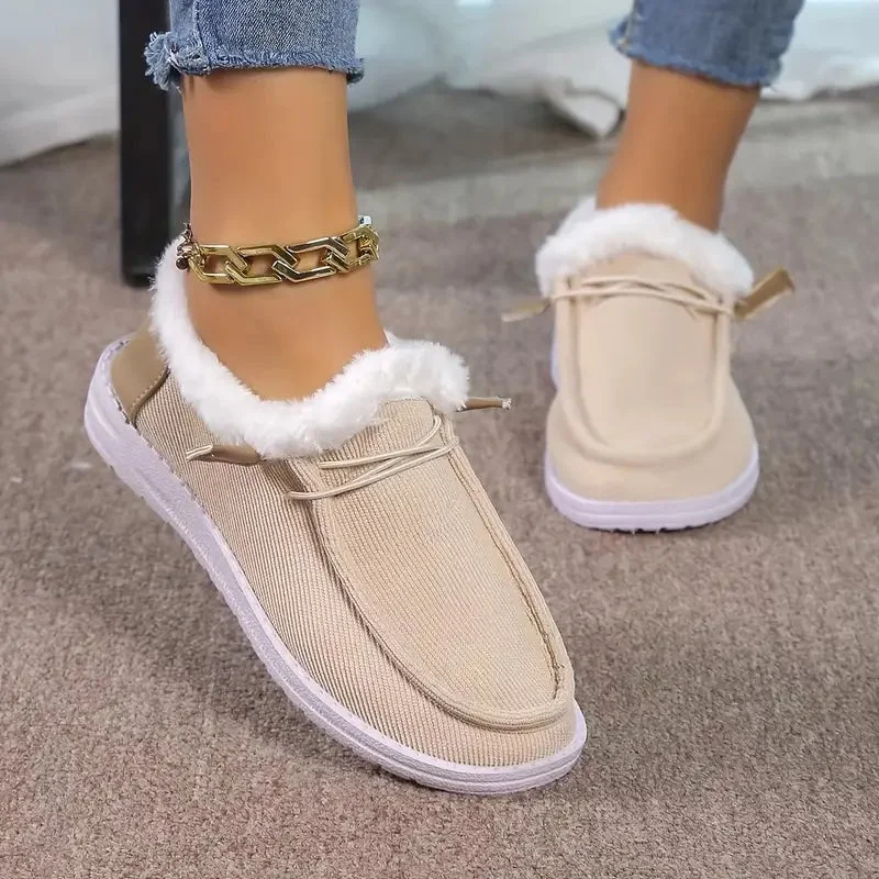 Orthopedic Fur Loafers