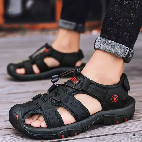 Orthopedic Leather Sandals