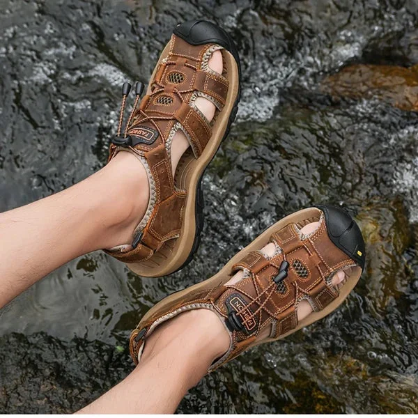Orthopedic Leather Sandals