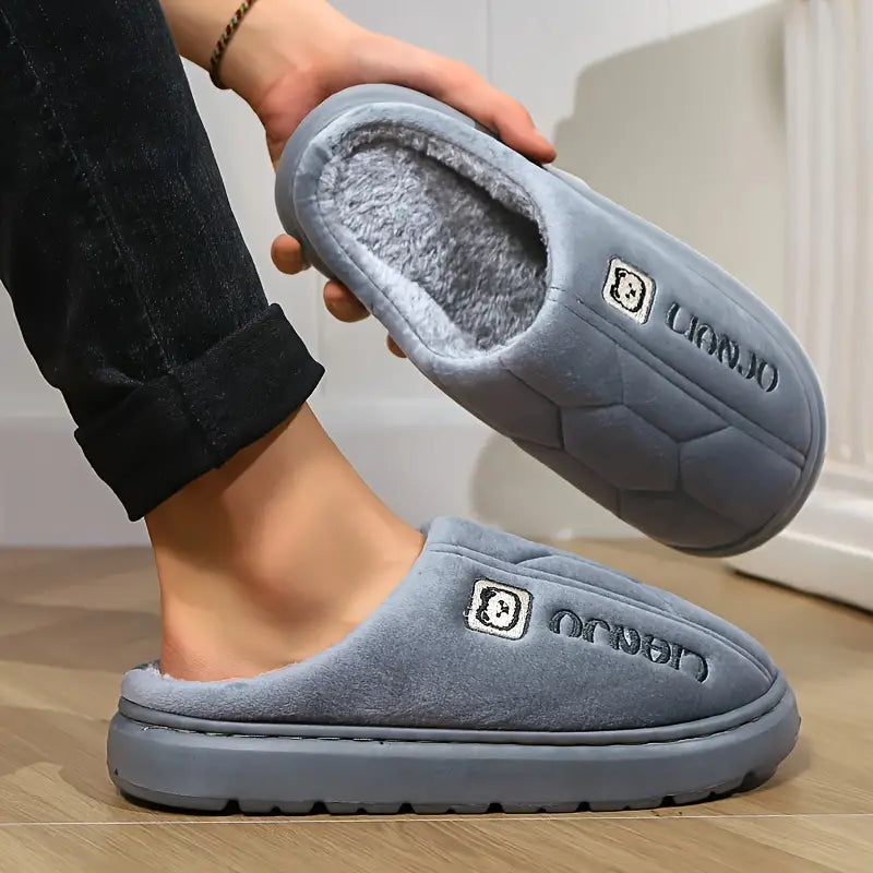Panda Plush Slippers — Cloud Slides