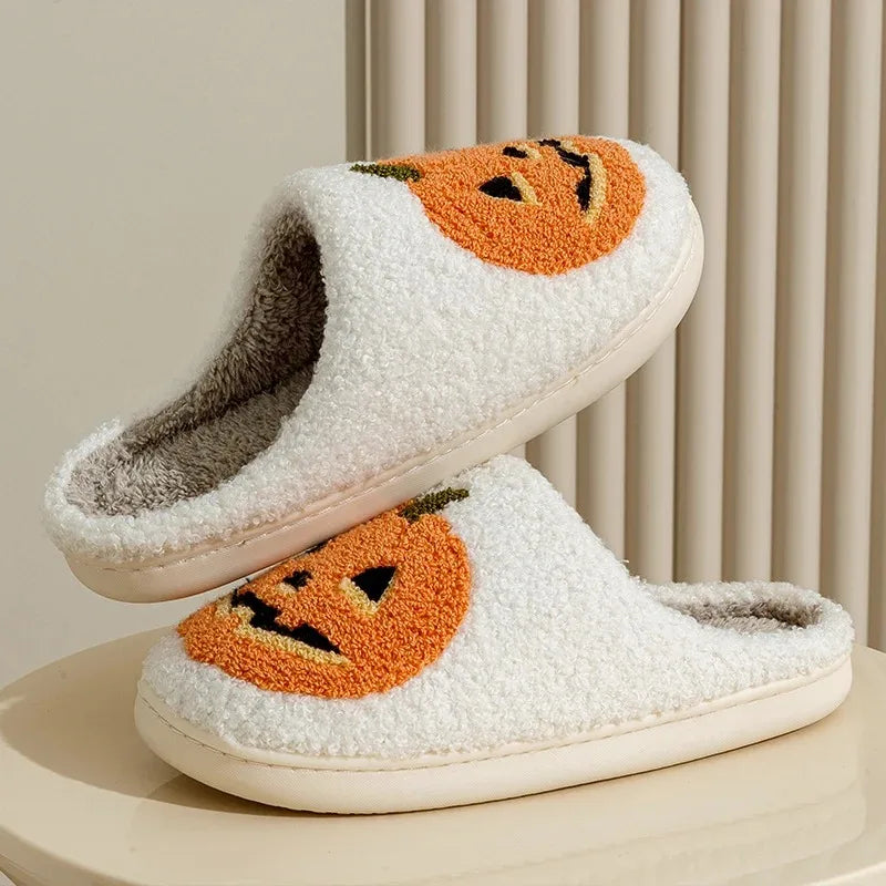 Pumpkin Halloween Slippers