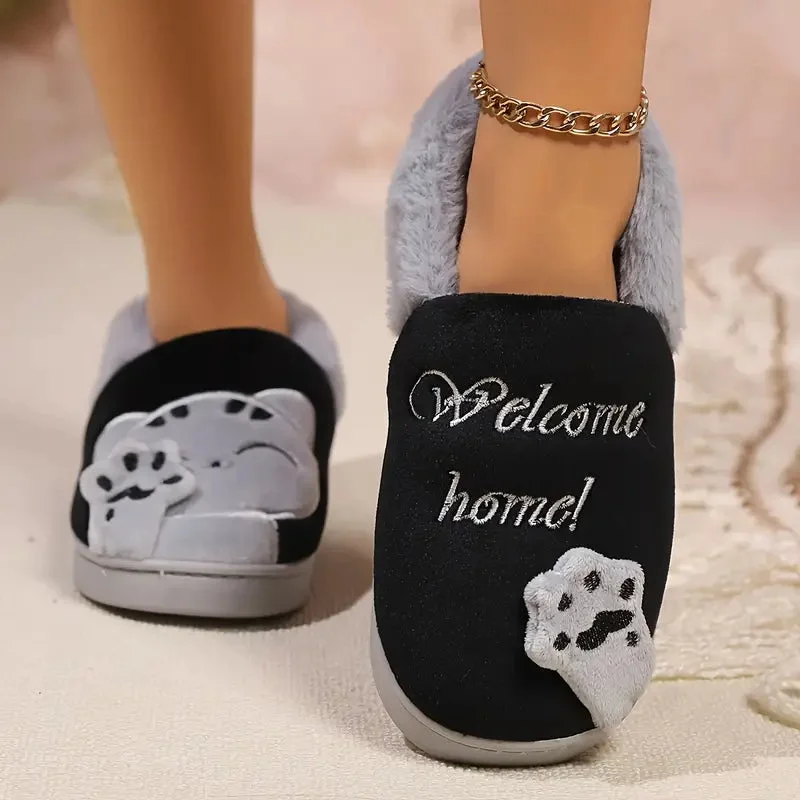 Purrfect Welcome Slippers
