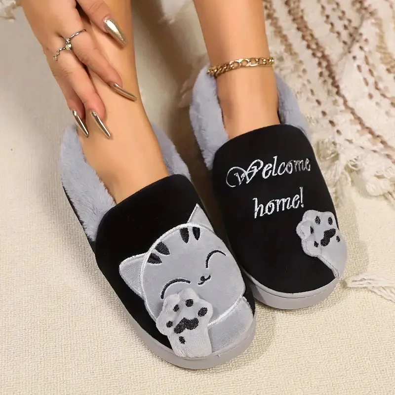 Purrfect Welcome Slippers