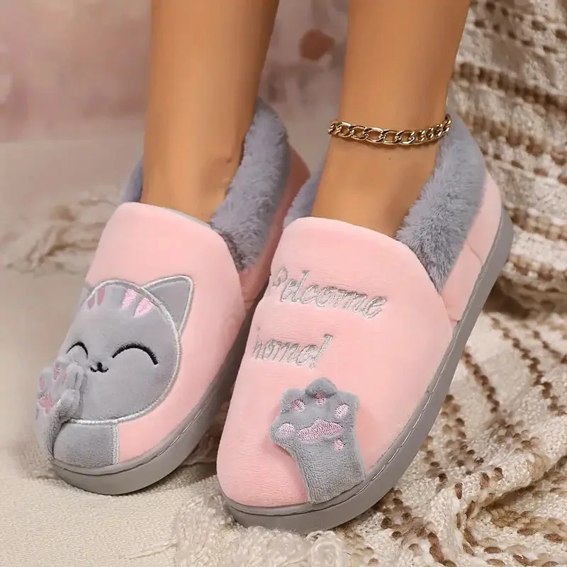 Purrfect Welcome Slippers