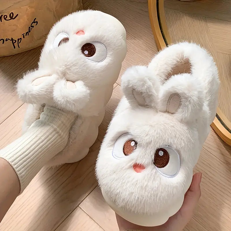 Rabbit Plush Slippers