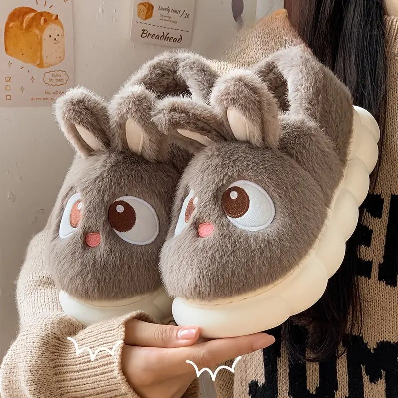 Rabbit Plush Slippers