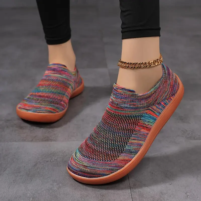Radiant Comfort Wide Toe Sneakers — Cloud Slides