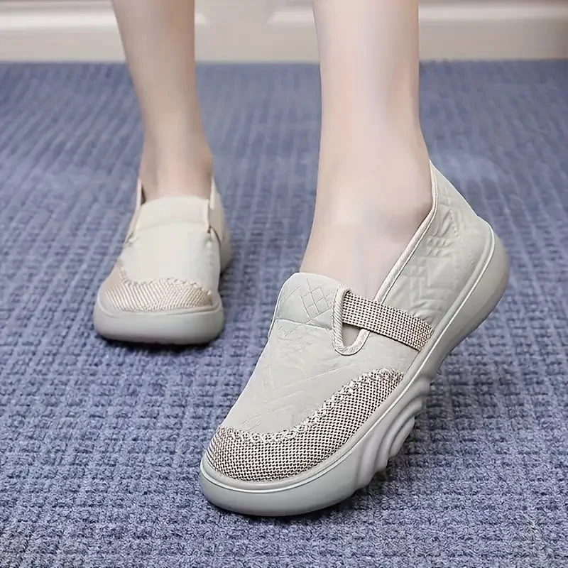 Round Slip On Shoes