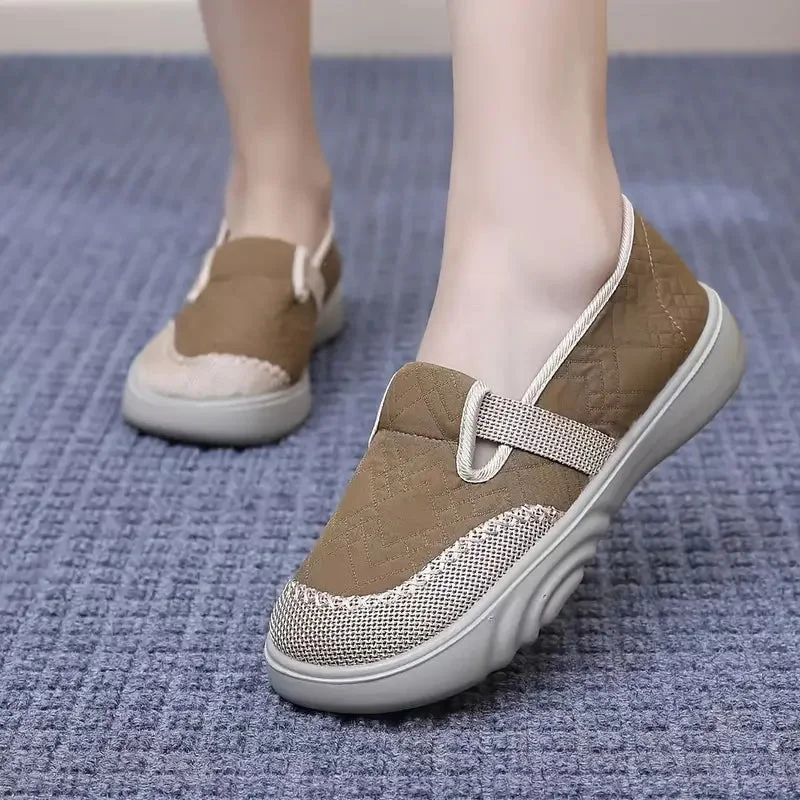 Round Slip On Shoes