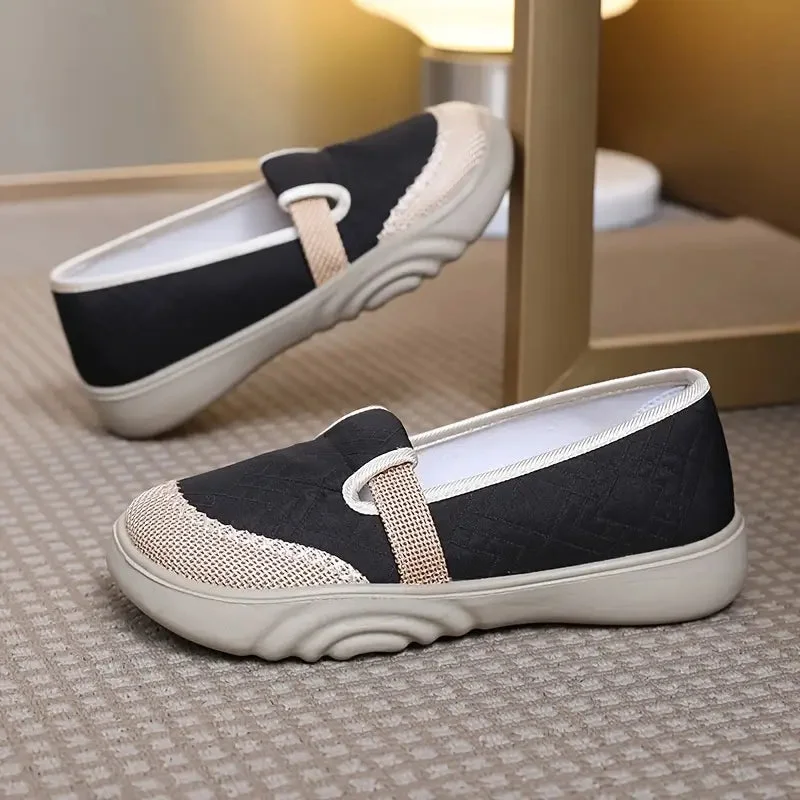 Round Slip On Shoes