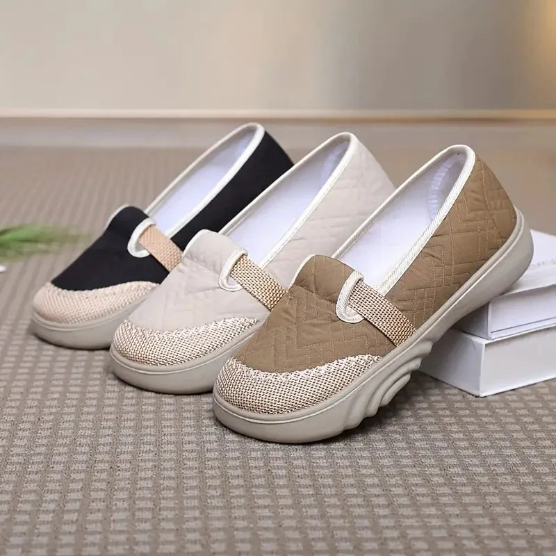 Round Slip On Shoes
