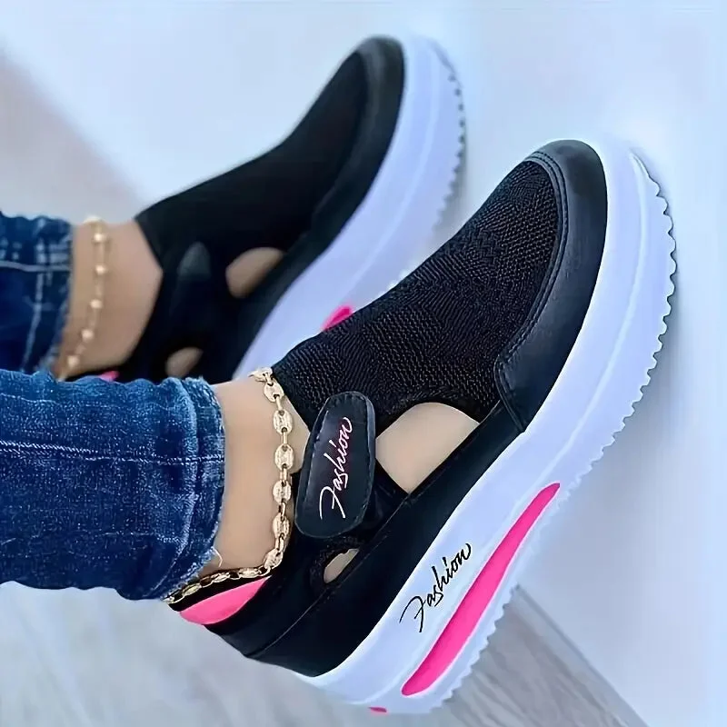 Breathable Slip On Flat Shoes — Cloud Slides