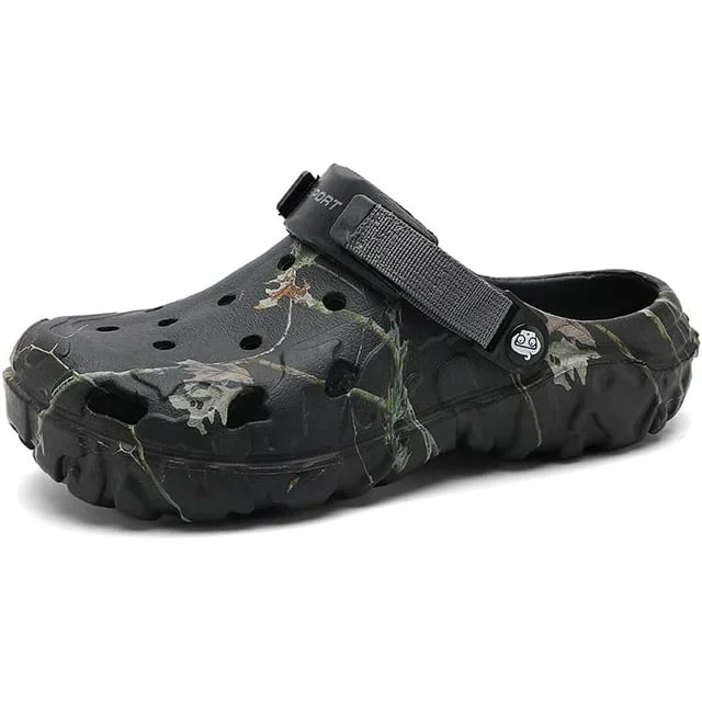 Sporty Doddle Clogs — Cloud Slides