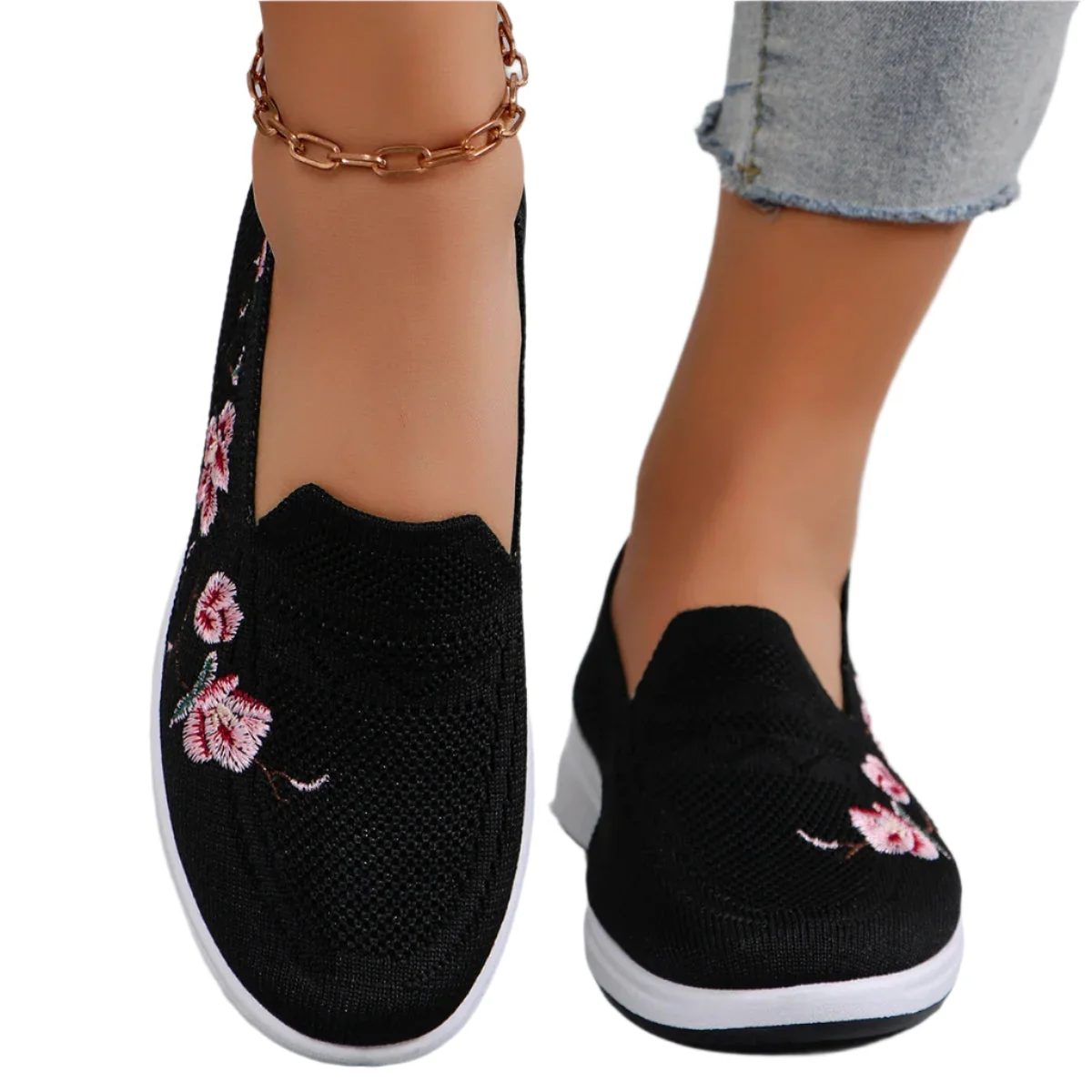Spring Blossom Floral Slip On Shoes — Cloud Slides