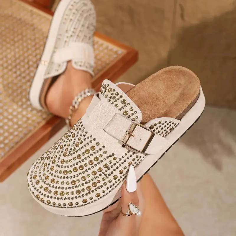Starlit Buckle Clogs
