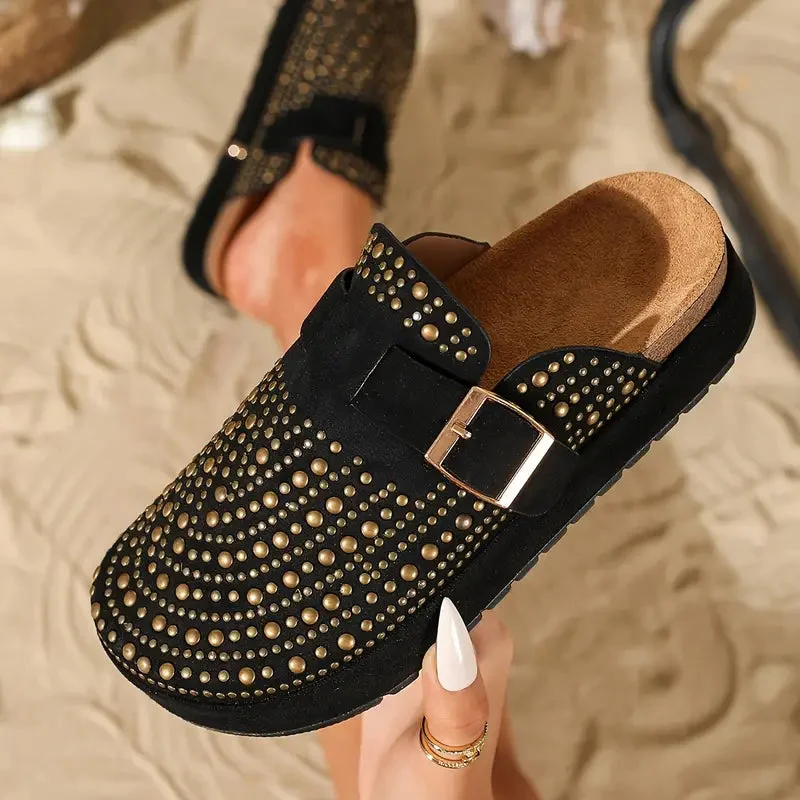 Starlit Buckle Clogs
