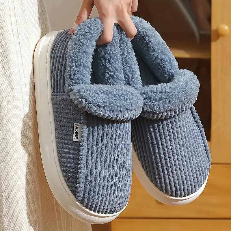 Striped Warm Shoes