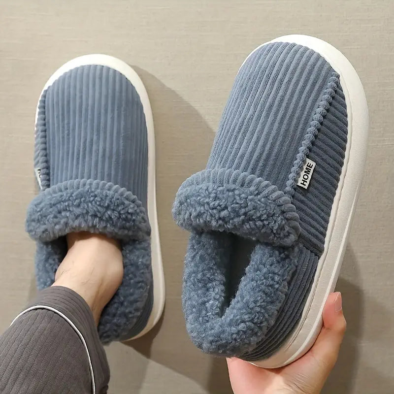 Striped Warm Shoes