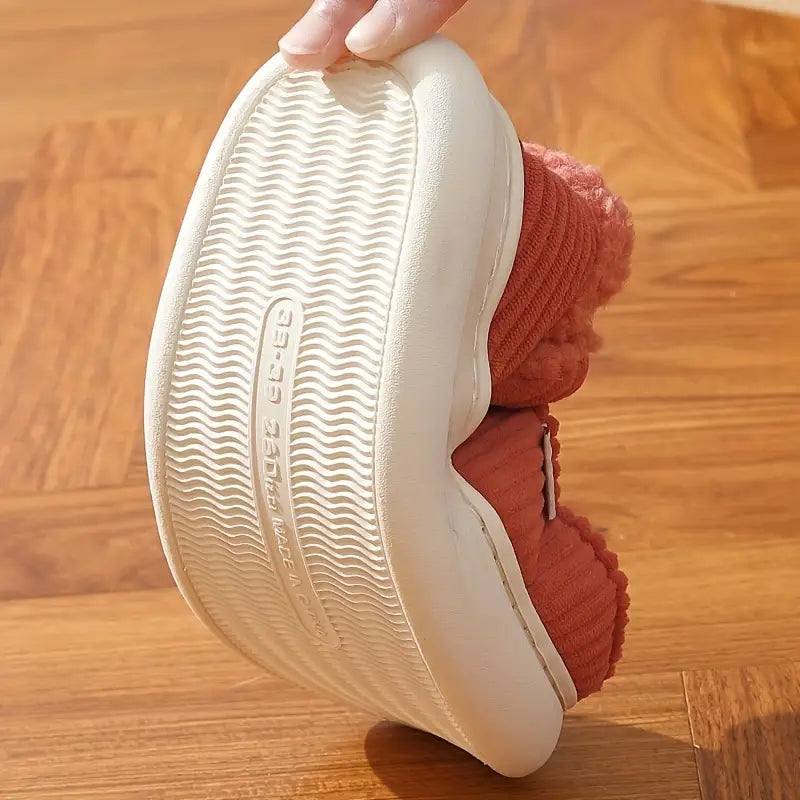 Striped Warm Shoes