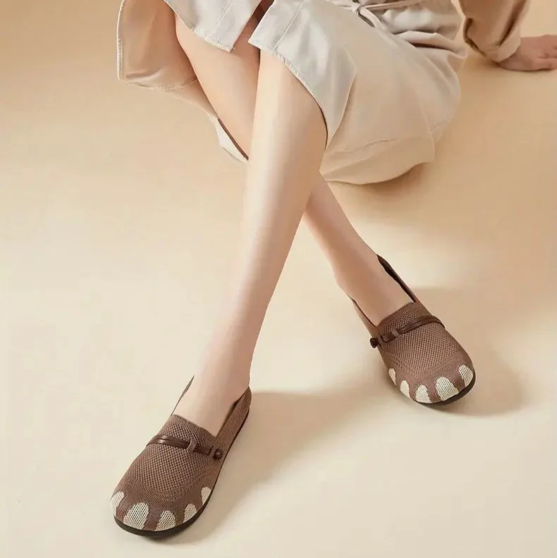 Tabitha Knit Toe Flats