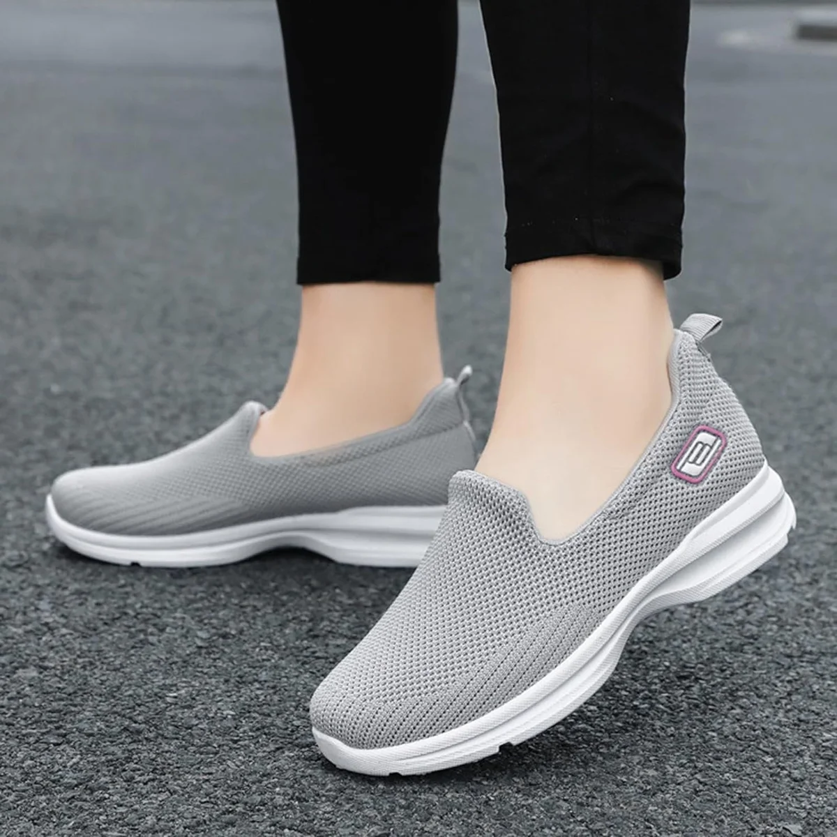 Tennis Slip On Trainers