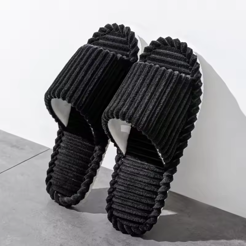 Thin Flat Slippers — Cloud Slides