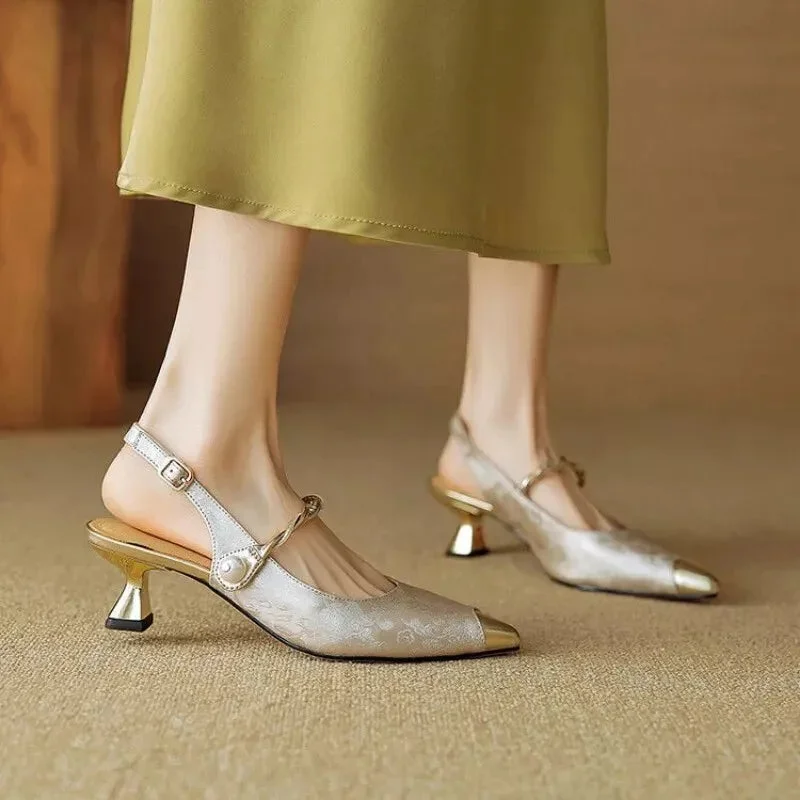 Twilight Crown Slingback Heel