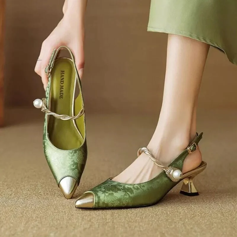 Twilight Crown Slingback Heel