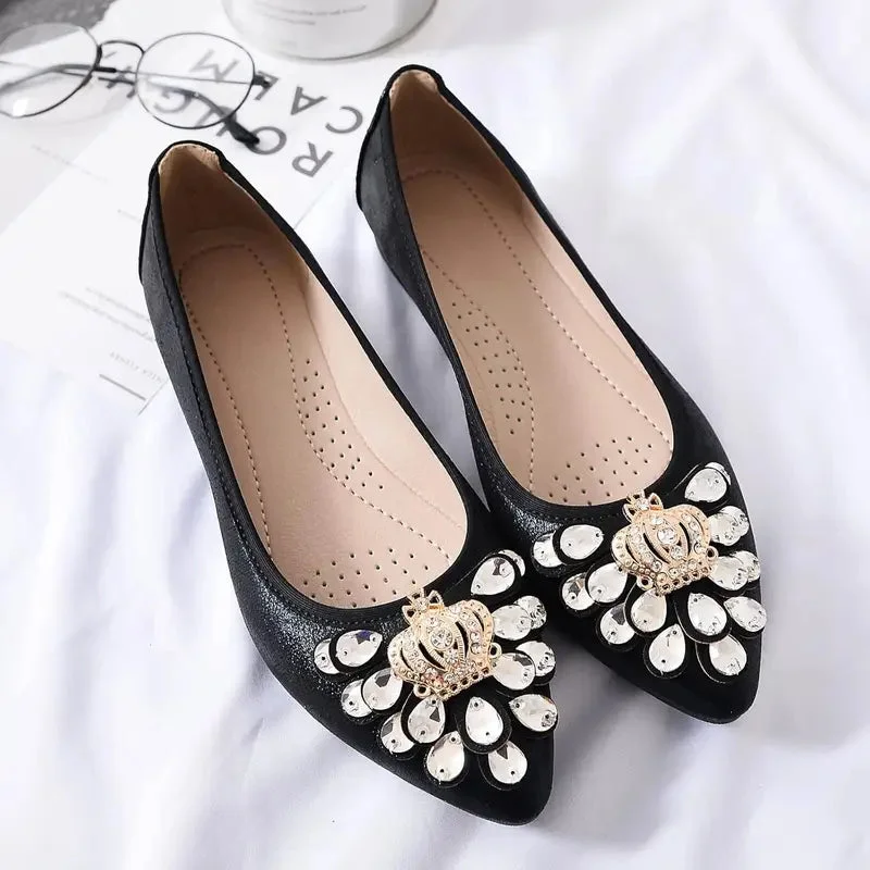 Vivienne Gem Flats — Cloud Slides
