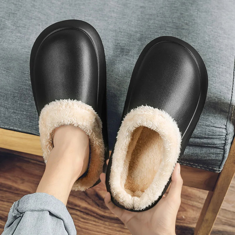 Winter Fur Clogs — Cloud Slides