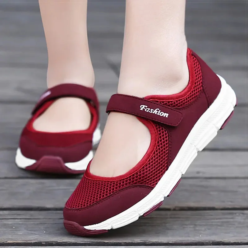 Women Mesh Slip-On Shoes